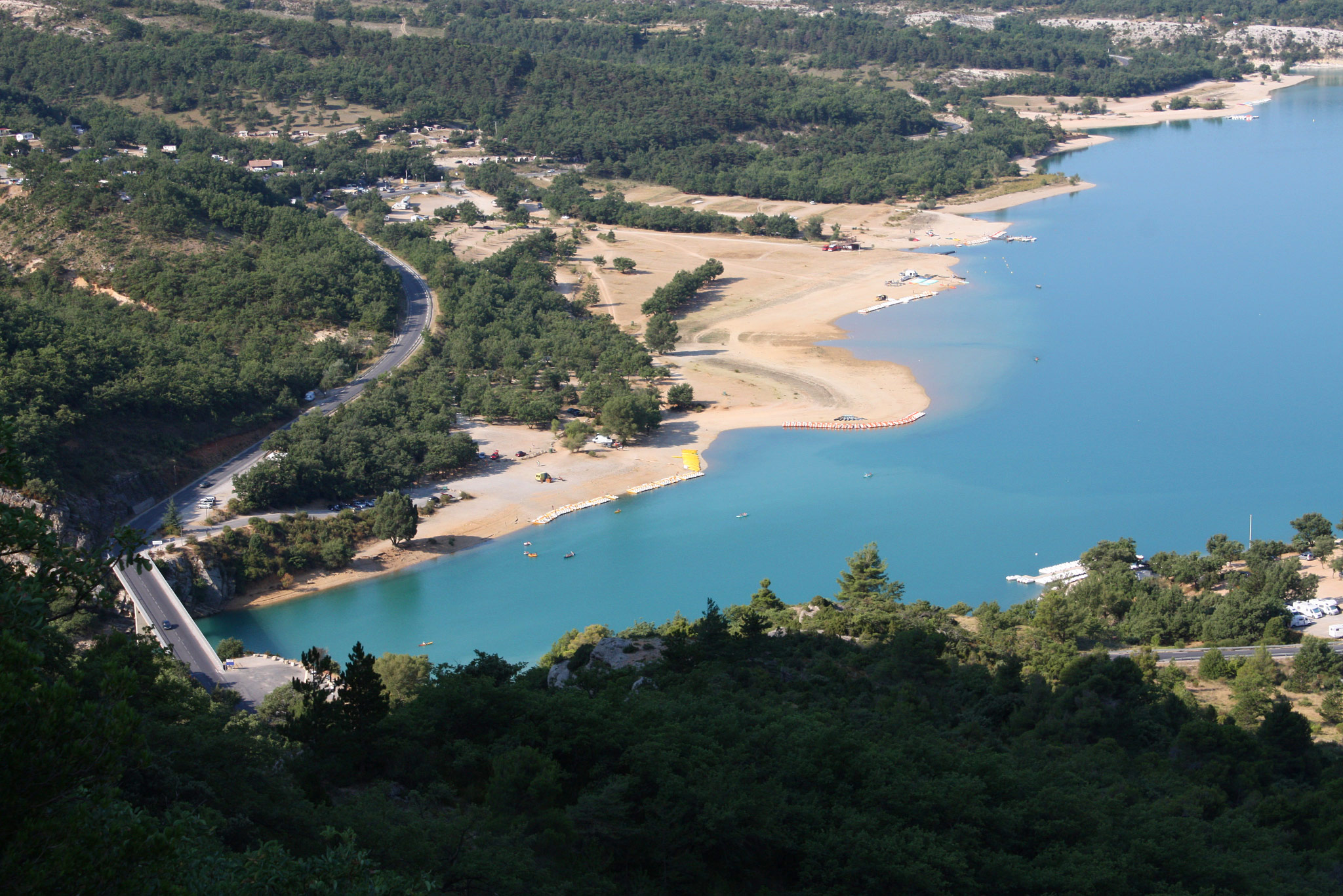 Lac de Sainte Croix, Aiguines